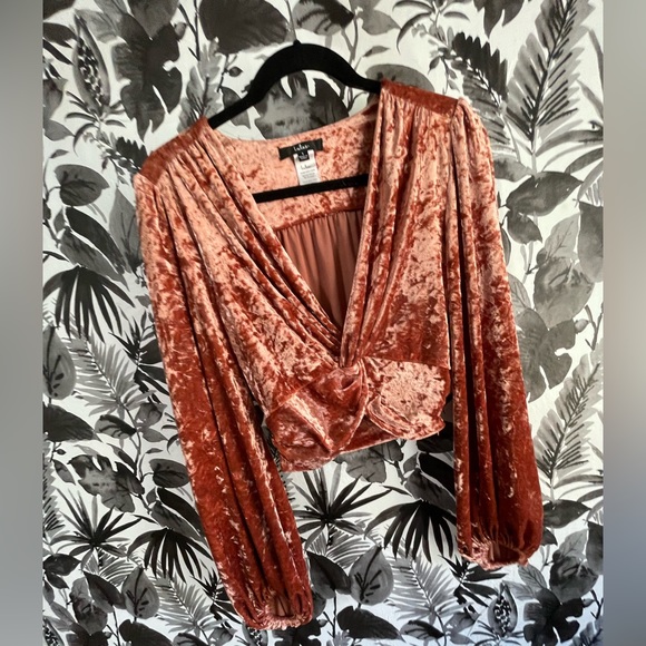 Lulus Tops - Lulus Rusty Rose Twist-front Crop Top, Small